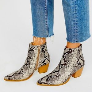 Free people going west vegan ankle boot